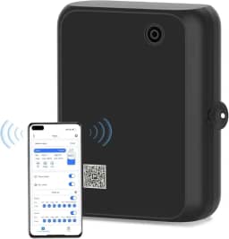 Difusor de aroma eletrico profissional 500ml conexao celular c/chave 600m2 (Preto)