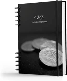 Caderno Meu Controle Financeiro - Contas Organizadas