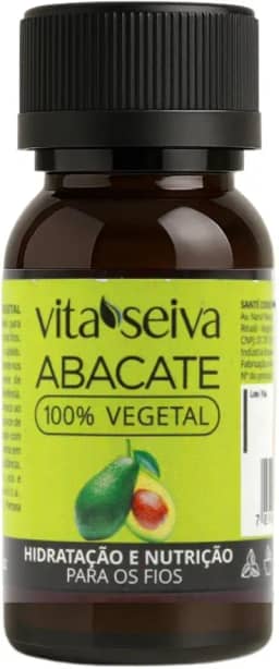 Oleo Capilar de Abacate Óleo de Abacate Puro Abacate Tratamento Fios Ressecados Brilho Intenso e Maciez Profunda 30ml