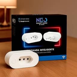 Tomada Inteligente Smart Wi-fi 2.4 GHz 10A 110v/220v Bivolt Branco Cod: 291990608 Neo Avant