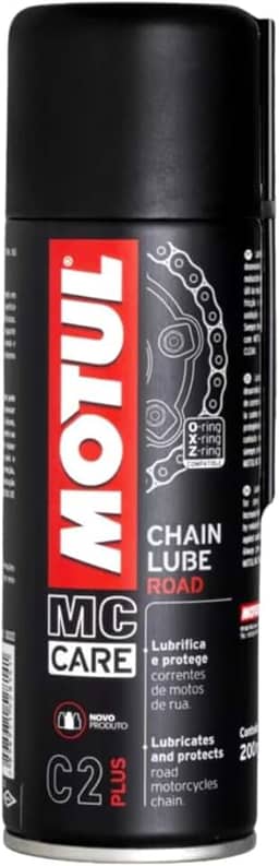 SPRAY LUBRIFICANTE DE CORRENTES MOTOS STREET RUA MOTOBOY URBANO - MOTUL - C2+ PLUS CHAIN LUBE - 200 ML