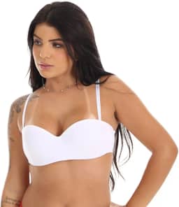 Sutiã Tomara Que Caia Com Bojo Alça Removível Fristyle Poliamida Feminino Adulto