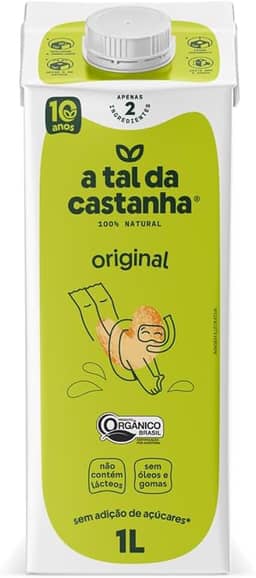 A Tal Da Castanha Bebida Vegetal Castanha de Caju Original, 1L