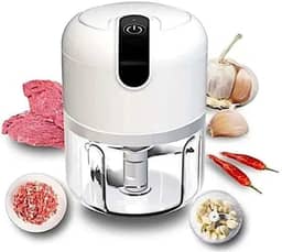 Mini Processador De Alimentos 3 Lâminas Elétrico Bivolt Usb ( Cores variadas)