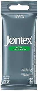 Preservativo Camisinha Jontex Extra Lubrificado - 6 Unidades