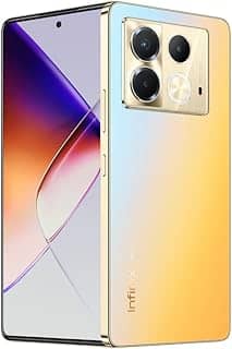 Smartphone Infinix Note 40-5G - 8GB RAM 256GB Armazenamento, Câmera Tripla 108MP+ Selfie 32MP, Tela 6,78' FHD+ 120Hz, Sound by JBL, Bateria 5000mAh, Carregamento Sem Fio – Dourado