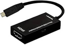 Fastsun MHL Micro USB para HDMI 1080P MHL HDTV Cabo Micro USB 2.0 para HDMI Adaptador para telefone Android suporta vídeo EUA