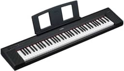 Piano Digital NP 35B Piaggero Preto 76 Teclas com Fonte Bivolt Yamaha