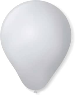 Balão Classic N.065, Branco, Pacote com 50, São Roque