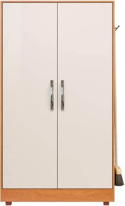 Armário Multiuso de Madeira para Lavanderia e Cozinha 2 Portas