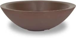 Vaso Bacia Grande Polieitleno Decorativo Rosa do Deserto Cactos Suculentas N4 (Marrom)