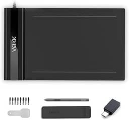 VEIKK S640 Mesa Digitalizadora Para Telefone Android, 6,5x4 Polegadas Tablet Gráfico Para Mac Windows Chrome Andorid OS