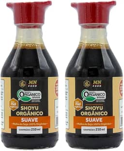 Kit 2X: Shoyu Orgânico Suave MN Food 210ml