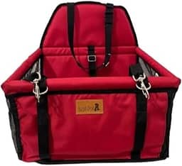 Cadeirinha Assento Cadeira Pet de Carro para Cães Cachorro Gatos ATÉ 10KG Transporte Passeio Viagem *COR VERMELHO