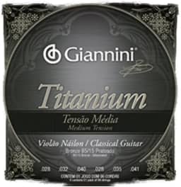 Encordoamento Giannini Titanium para Violão Nylon GENWTM