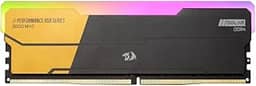 Memória Redragon Solar Desktop Gamer RGB 8GB (1x8GB), DDR4 3600 MHZ, CL16, Preta e Dourada, GM-805