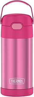 Thermos Garrafa infantil Carros Funtainer, aço inoxidável, 354 ml, rosa