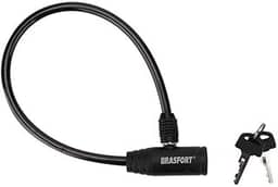 CADEADO TRAVA ANTI-FURTO C/ 2 CHAVES 60CM ESTEPE/MOTO/BIKE/PORTAO BRASFORT