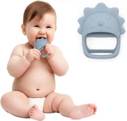 Mordedor Para Bebê 3 Meses Chocalho Dentição 70p Brinquedos (Menino, Unico)