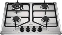 Electrolux Cooktop 4 Bocas a Gás Electrolux Inox Experience Multi Chama e Grade Ferro Fundido (KE4XC) Bivolt
