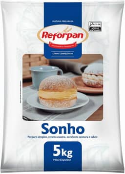 Creme Confeiteiro Instantaneo Frio 1kg Reforpan