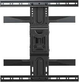 ELG, A02V6N, Suporte de TV Articulado de Parede Para TVs Planas e Curvas de 75" a 86", Inclinação Horizontal e Vertical, Peso Máximo de 46 Kg, Preto