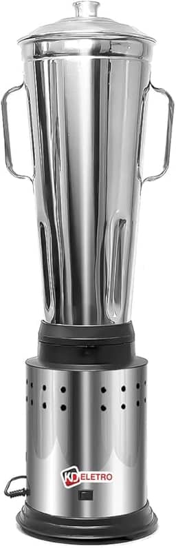 Liquidificador Industrial 8 Litros BIVOLT Baixa Rotação Inox