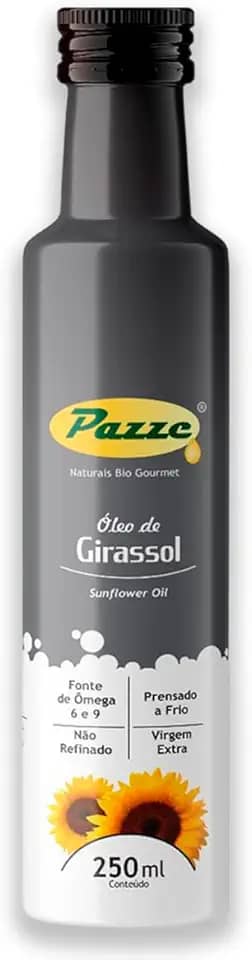 Óleo de Girassol Prensado a Frio 250ml Pazze