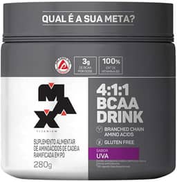 Max Titanium Bcaa 4: 1: 1 - 280G Drink Uva -