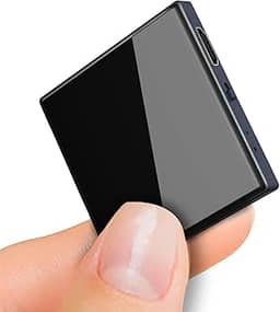 Gravador de voz magnético de 3072 Kbps, gravador de áudio com cancelamento de ruído inteligente triplo AI, dispositivo de gravação de 128 GB com armazenamento de 9200 horas, gravador ativado por voz