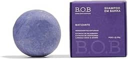 B.O.B Bars Over Bottles Shampoo em Barra Matizante de uso diário para cabelos loiros, platinados ou grisalhos | Natural, vegano, livre de crueldade, sustentável, livre de plástico, waterless, desamarelador, antioxidante, nutritivo