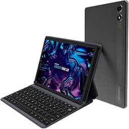 Tablet Positivo Vision TAB 10 com Capa Teclado 4GB RAM 128GB Armazenamento, Octa-Core, 13MP + Selfie 5MP, Bateria 6000mAh, Tela 10.1“ HD, Wifi AC e 4G, Full Lamination - Preto