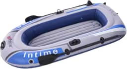 Bote Barco Inflavel Caiaque 2 Pessoas Intime Reforçado Remo Inflador Passeio Praia Pesca Mar Verao Lancha Iate Jetski