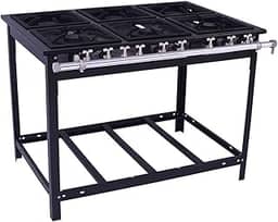Fogao Gás Extra 6 Bocas 3 Duplas Espera para Forno E6D3E - Venâncio