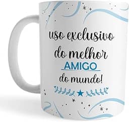 Voar Personalizados, Caneca Xicara Melhor Amigo do Mundo Uso Exclusivo e Especial