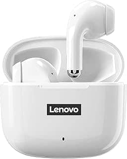 Lenovo Fones de ouvido LP40 Pro Bluetooth 5.1 Earbuds sem fio 20Hrs de tempo de jogo Fones de ouvido com gancho de ouvido à prova d'água com microfone