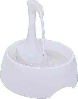 AMICUS - Fonte Bebedouro de água AQUA FIRST USB para Gatos e Cães Bivolt, Bebedouro para Animais de Estimação - Design Ergonômico, Portátil, Bivolt - 1,2L de Capacidade - Branco