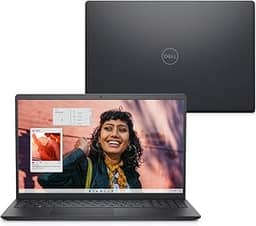 Notebook Dell Inspiron 15.6' Full HD Intel Core 3-100U 8GB 512GB SSD Linux Preto Carbono I15-I3100-U15P