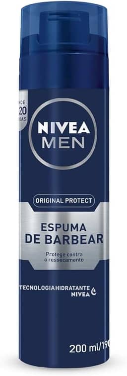 Espuma De Barbear Em Tubo Nivea 195G Originals Hidratante, NIVEA