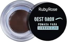 Pomada para Sobrancelha Best Brow Ruby Rose Sombra para Sobrancelha Dark