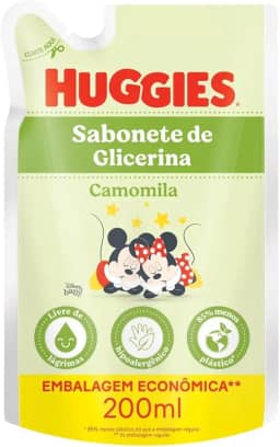 Huggies Refil Sabonete Líquido Camomila para Recém Nascido 200ml