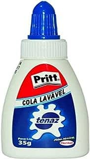 Pritt Cola Branca Tenaz, ideal para uso em casa, escola ou escritório, transparente, Cola escolar atóxica adequada para crianças, Embalagem 1x35g