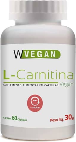 L-Carnitina 500mg 60 capsulas WVegan L Carnitina