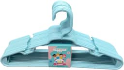 Kit 30 Unidades Cabides Infantis Reforçado Roupa Infantil Bebê Cor: Azul