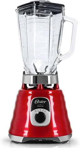 Liquidificador Oster New Osterizer Clássico, 1,25L, 220V, Vermelho, 700W, BLST4126R