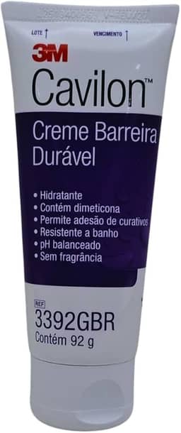 Creme Barreira Protetora 92g | 1 Unidade | Proteção Contra Assaduras, Dermatite da Incontinência e Irritações de Pele | Hipoalergênico, Resistente à Água e de Longa Duração