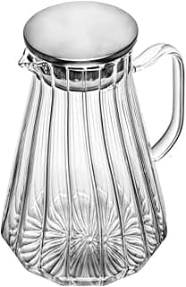 WOLFF - Jarra de Vidro Borossilicato com Tampa de Metal Classic 1,7L