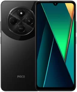 Xiaomi Smartphone POCO C75 4G 128GB/256GB 6,88 ''120Hz RAM,5160mAh batería processador Mediatek Helio G85 50MP cám (Black, 8GB+256GB)