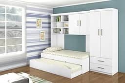 Jogo de Quarto Infantil Completo Chiara Branca - Phoenix Baby