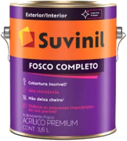 Tinta Suvinil Tintas para parede acrilico fosco completo 3,6L - Algodão egipcio - 50146020